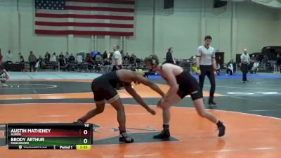 141 lbs Cons. Round 4 - Austin Matheney, Albion vs Brody Arthur, Manchester