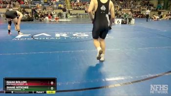 215 lbs Quarterfinal - Shane Nitschke, 3-South Border vs Isaiah Bollom, New Salem-Almont