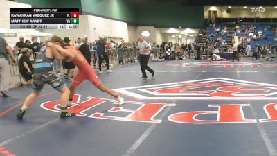 157 lbs Consi Of 32 #1 - Kawayran Vazquez Jr, FL vs Matthew Arndt, VA
