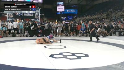 132 lbs Cons. Rd Of 128 - Ethan Gomez, New Mexico vs Jaxon Sgrulletta, Connecticut
