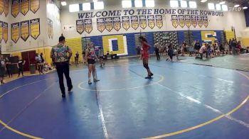 120 lbs Round 1 (6 Team) - Kamya Sanders, Head Hunters vs Liliyana Calzadilla, Black Hive