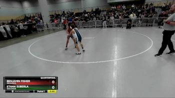 93 lbs Quarterfinal - Benjamin Fisher, Oklahoma vs Ethan Suberla, Wisconsin