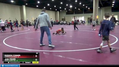 50 lbs Round 3 (6 Team) - Hudson Conner, Alabama Elite Gold vs Jase Fisher, Troup County WC