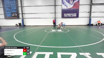 145 lbs Rr Rnd 3 - Buddy Leonard, Attrition Wrestling Gold vs Aidan Baum, Doughboy Black