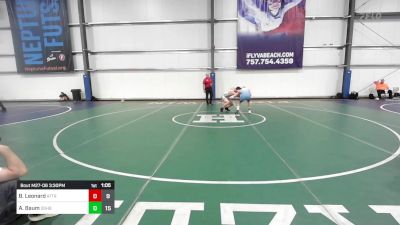 145 lbs Rr Rnd 3 - Buddy Leonard, Attrition Wrestling Gold vs Aidan Baum, Doughboy Black