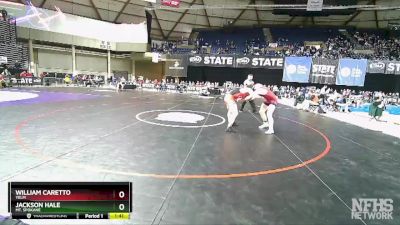 3A 182 lbs Quarterfinal - William Caretto, Yelm vs Jackson Hale, Mt. Spokane