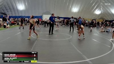 84 lbs Round 4 (8 Team) - Nora Elliott, Rogue WC vs Isaac Kruse, Noah Mattin`s WA