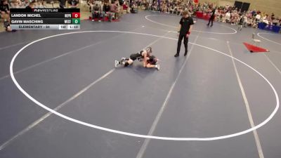 Elementary - 64 lbs Landon Michel, New Prague vs Gavin Masching, Westfield