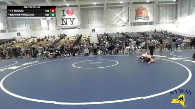 70 lbs Cons. Round 3 - Daphne Twoguns, Gowanda Wrestling Club vs Ty Roggie, Beaver River Wrestling