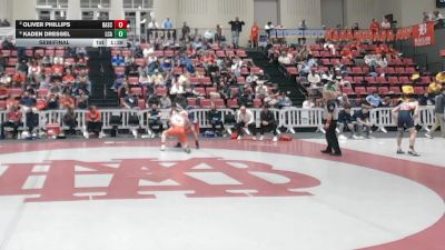 157 lbs Semifinal - Kaden Dressel, Lakeway Christian Academy vs Oliver Phillips, Baylor School