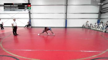 90 lbs Rr Rnd 1 - Dominik Coleman, Team Shutt Dethrone vs Travon Cleveland, North Carolina National Team Red
