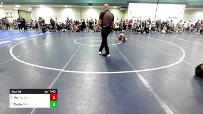 55 lbs Round Of 16 - Chance Ashford, AZ vs Cooper Corbett, GA