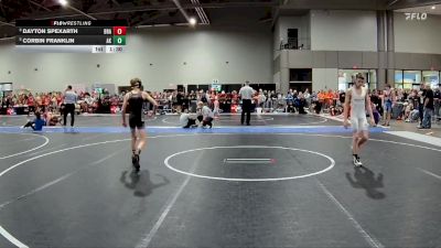 90 lbs Semifinal - Dayton Spexarth, Brawlers vs Corbin Franklin, Atwood Kids