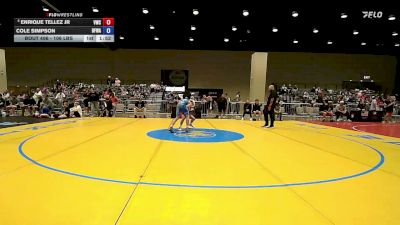 106 lbs Cons. Sub-semis - Enrique Tellez Jr, Vortex Wrestling Club vs Cole Simpson, Black Fox Wrestling Academy