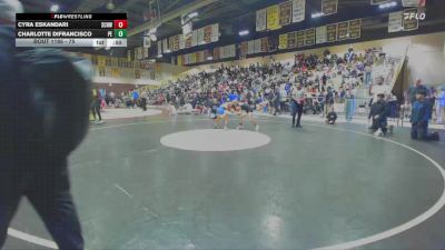 75 lbs Round 2 - Charlotte DiFrancisco, Poway Elite vs Cyra Eskandari, So Cal Hammers Wrestling