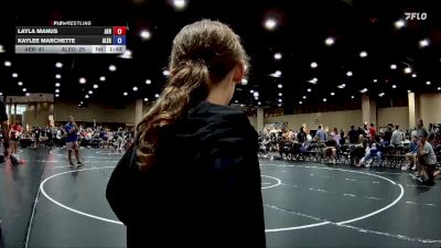 140 lbs Round 2 (8 Team) - Kaylee Marchette, Alabama Elite Gold vs Layla Manus, Alabama Elite Red