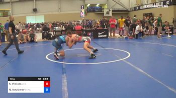 74 kg Round Of 128 - Seth Vosters, Aviators vs Nate Newberry, Husky Elite Wrestling Club