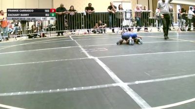 54 lbs Quarterfinal - Frankie Carrasco, Tucson Cyclones vs Zachary Barry, Inland Elite WC