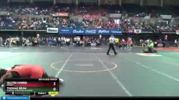 5th Place Match - Thomas Bean, Evangel Christian Academy vs Aujyri Harris, Brusly