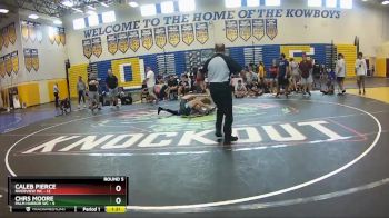 132 lbs Round 5 (8 Team) - Chrs Moore, Palm Harbor WC vs Caleb Pierce, Riverview WC