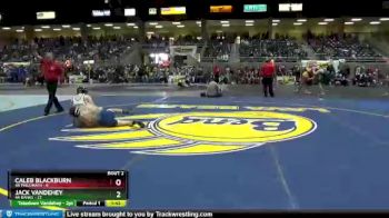 138 lbs Quarterfinals (8 Team) - Caleb Blackburn, 4A Philomath vs Jack Vandehey, 4A Banks