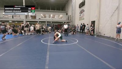 92 lbs Round 3 - Jonathan Abrams, CTWHALE vs Lorenzo Colalillo, The Outsiders