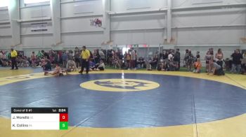 85-S lbs Consi Of 8 #1 - Jonah Morello, SC vs Koby Collins, PA