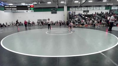 55-60 lbs Round 4 - Violet Jones, Honey Badgers vs Nara Jackson, Greater Heights Wrestling