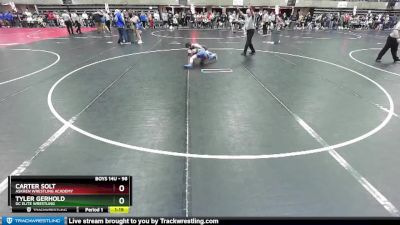 98 lbs Cons. Semi - Carter Solt, Askren Wrestling Academy vs Tyler Gerhold, DC Elite Wrestling