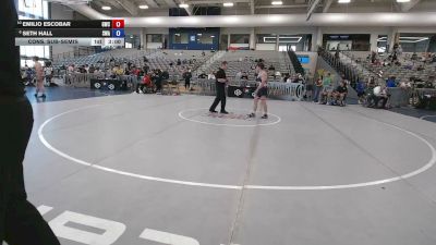 126 lbs Cons. Sub-semis - Emilio Escobar, Granite Wrestling Club vs Seth Hall, Sanderson Wrestling Academy