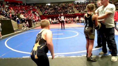 100 lbs Consolation - Blaike Ivie, Salina Wrestling Club vs Asher Emmons, Dark Cloud Wrestling Club