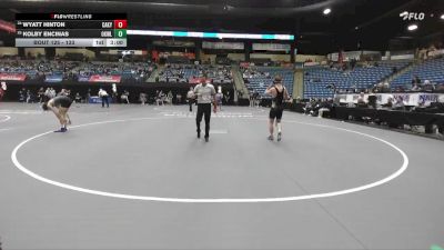 133 lbs Cons. Round 1 - Wyatt Hinton, Campbellsville vs Kolby Encinas, Oklahoma Wesleyan