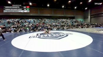 120 lbs 1st Place Match - Hannah Naccarati-Cholo, Basha vs Emmalee Brissette, Oakridge