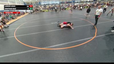 132 lbs Champ. Round 1 - Jonathan Diaz, Eagle Empire vs Landen Lewis, Unattached