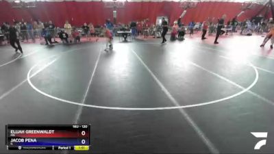 120 lbs Cons. Round 2 - Elijah Greenwaldt, MN vs Jacob Pena, IL