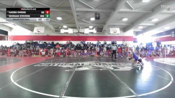 Boys 115 lbs Quarterfinal - Kaden Owens, Foothill Boys vs Morgan Stevens, Shasta Boys