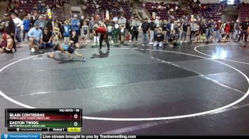 59 lbs Quarterfinal - Easton Twigg, Betterman Elite Wrestling vs Blain Contreras, Pueblo West Storm Wrestling