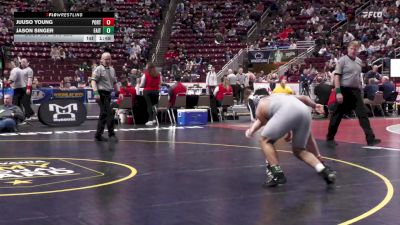 215 lbs Quarterfinal - Juuso Young, Port Allegany vs Jason Singer, Faith Christian