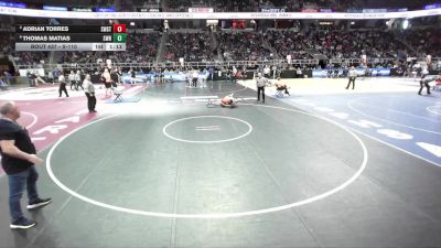 II-110 lbs Quarterfinal - Adrian Torres, Southwestern vs Thomas Matias, Shoreham Wading River