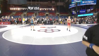 88 lbs Cons. Rd Of 16 - David Wesierski, IL vs Logan Raske, TN