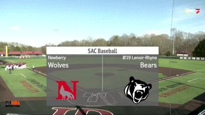 Replay: Newberry vs Lenoir-Rhyne - DH | Mar 8 @ 1 PM