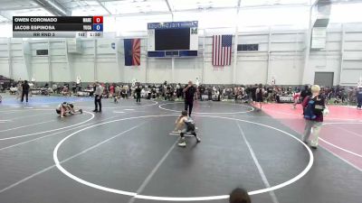 46 kg Rr Rnd 3 - Owen Coronado, Madera WC vs Jacob Espinosa, Yucaipa Thunder WC