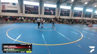 86-92 lbs Cons. Round 3 - Caleb Garcia, Spring Klein Wrestling Club vs Henry Hershey, Austin Wrestling Academy