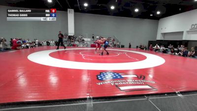 157 lbs Gabriel Ballard, Pennsylvania Blue vs Thomas Gibbs, Team Indiana Gold
