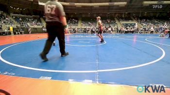 130 lbs Semifinal - Luke Haken, Morrison Takedown Club vs Parker Goss, Vinita Kids Wrestling