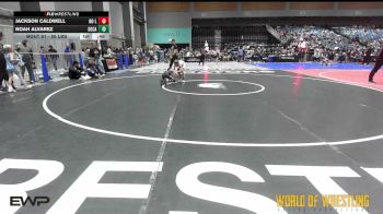 55 lbs Consi Of 8 #2 - Jackson Caldwell, No Limits Wrestling Club vs Noah Alvarez, SoCal Hammers