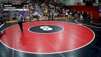 145 lbs Champ. Round 1 - Devon Way, Corry Area Hs vs Tyler Phillips, Marion Center Area Hs