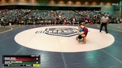 157 lbs Cons. Round 3 - Isaac Rosa, Rancho Bernardo vs Isaak Villasenor, Union Mine