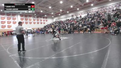 120 lbs Champ. Round 2 - Oliver Lester, Dublin Coffman vs Eddie Vitu, Columbus St. Francis DeSales