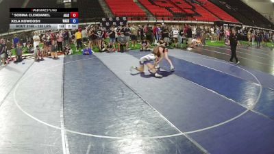 130 lbs Quarters - SOBINA Clendaniel, Alaska vs Xela Kowoosh, Washington